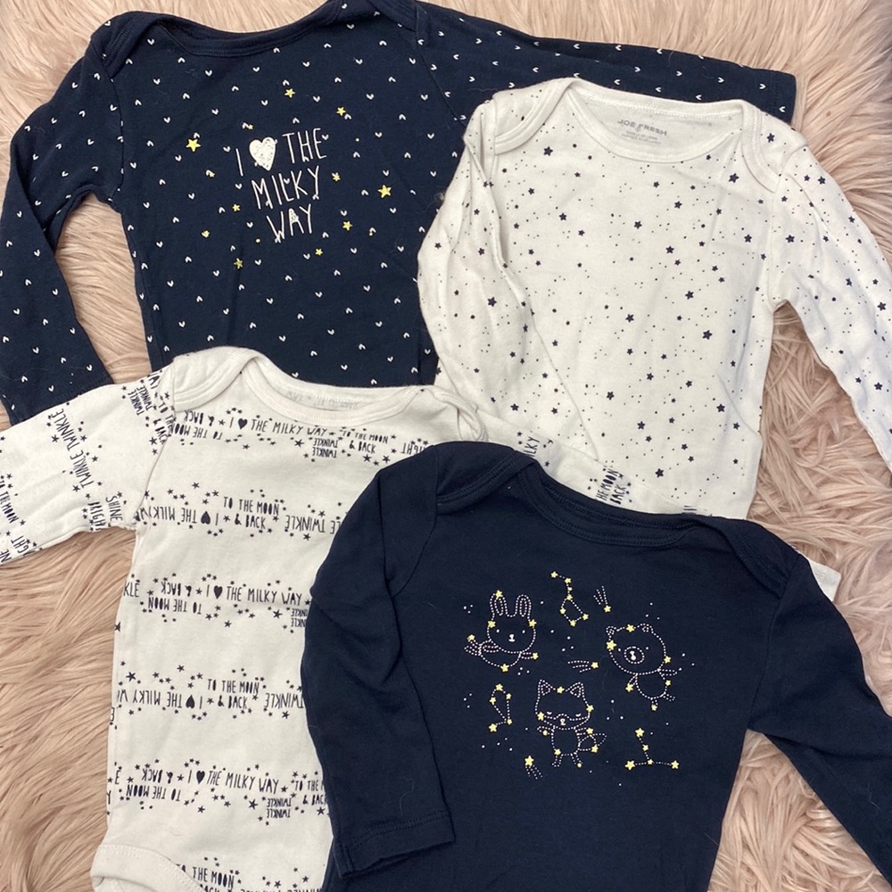 Constellations & Milky Way Long Sleeve Onsies